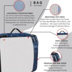 GBMI Packing Cubes For Travel Organizer Clothes Laundry Compression Suitcase Luggage Storage Travelling Pouches Bags Organiser, Polyester (SET OF 8(2L+2M+2S+2SLIM), NAVY BLUE) - Image 4