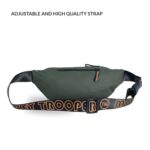 MONKEY TROOPERS Ghost Waist Bag, Crossbody,Water-Resistant Fanny Pack | Sleek, Stylish, and Secure Fanny Pack | Chest Bag for Men Women Girls Boys, Causal, Travel, Hikking, Everyday (Olive) - Image 8