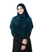 Mehar HIJAB'S MODEST WOMEN'S STYLISH FRILLED FAEEZAH HIJAB - Image 3