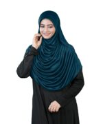 Mehar HIJAB'S MODEST WOMEN'S STYLISH FRILLED FAEEZAH HIJAB - Image 4