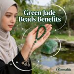 Healing Crystals 33 Beads Tasbih – 8mm Natural Gemstone Prayer Beads with Metal Charm – Round Islamic Tasbeeh for Meditation, Zikr, Namaz, Spiritual Healing - Image 3