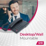 Beetel G10 Newly Launched, Corded Landline Phone, Ringer LED Indication, Desk and Wall Mountable, 3 Step Ringer Volume Control, Tone/Puls/Flash/Pause/Redial, TEC Certified (G10 Black) - Image 4