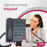 Beetel G10 Newly Launched, Corded Landline Phone, Ringer LED Indication, Desk and Wall Mountable, 3 Step Ringer Volume Control, Tone/Puls/Flash/Pause/Redial, TEC Certified (G10 Black) - Image 6