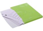 KEEPING Front and Back Double Pocket A4 Document File Document Bag, Document Folder Envelope Holder Storage Case, Snap Button Organizer, Plastic Container for Papers, Stationery (Pack of 5) - Image 3