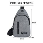 MOMISY Sling Chest Bag For Men Waterproof Sling Backpack Bag Cross body Bag for Travel | Hiking | Jogging | Gym | Picnic & Daily Use - Image 4