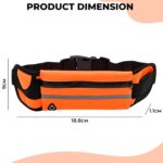 Kraptick Waist Bag | Fanny Pack & Crossbody Bag for Travel, Running, Hiking & Gym | Waterproof & Lightweight Belt Bag | Adjustable Money Belt & Waist Pouch for Men & Women |(MFP1589) - Image 4