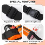 Kraptick Waist Bag | Fanny Pack & Crossbody Bag for Travel, Running, Hiking & Gym | Waterproof & Lightweight Belt Bag | Adjustable Money Belt & Waist Pouch for Men & Women |(MFP1589) - Image 6