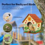 Webby Wooden DIY Paint Bird House Art and Craft Toy | Birthday Return Gift | Colour Paint Activity Kit for Kids - Image 6