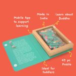 Educational Toys for Kids - Langar Seva, Buddhas Bodhi 49 Pcs Set of 2 Jigsaw Puzzles Ages 3+ | Cultural Interactive Learning with App - Image 5