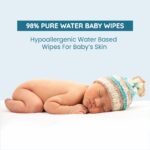 Mother Sparsh 98% Water Based Baby Wipes I Wet wipes made with Plant Fabric I 60 Pcs (Combo Offer Pack of 3) - Image 7