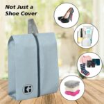 Kuber Industries Pack of 6 Travel Organizer | Travel Carrying Bag | Multipurpose Storage Organizer Bag | Toiletry Pouch with Chain | Shoe Cover for Travel-Hiking-Adventure | Grey - Image 6