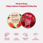 Deyga Nourished Lips Combo | Lip Scrub & Lip Balm | Exfoliate, Hydrate, Nourish & Moisturize | For Men & Women,1 Count,Multi - Image 3