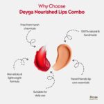 Deyga Nourished Lips Combo | Lip Scrub & Lip Balm | Exfoliate, Hydrate, Nourish & Moisturize | For Men & Women,1 Count,Multi - Image 5