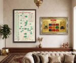 Jhar Art and Craft Islamic Prophets Family Tree Chart with Louh-e-Qurani and 99 Names of Allah, Combo Wall Poster Set - Image 4