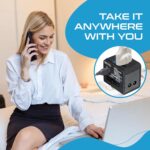 Ceptics Universal Travel Adapter with 2 USB Ports - 3 in 1 International Plug for Cell Phones, Tablets, Camera - for US, Europe, UK & More - Image 9