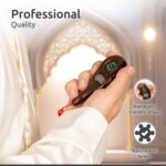 Digital Tally Counter with Compass and Scroll Roller, Handheld Finger Counter with Display and Reset Button, Wooden Finish Design with Tassel - Image 10