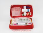 Emergency Mini Small First Aid Kit Travel Pouch Medicine Storage Bag for for Outdoor Camping Hiking Travel Emergency，Multifunction Emergency Medicine(Multi Color) - Image 3
