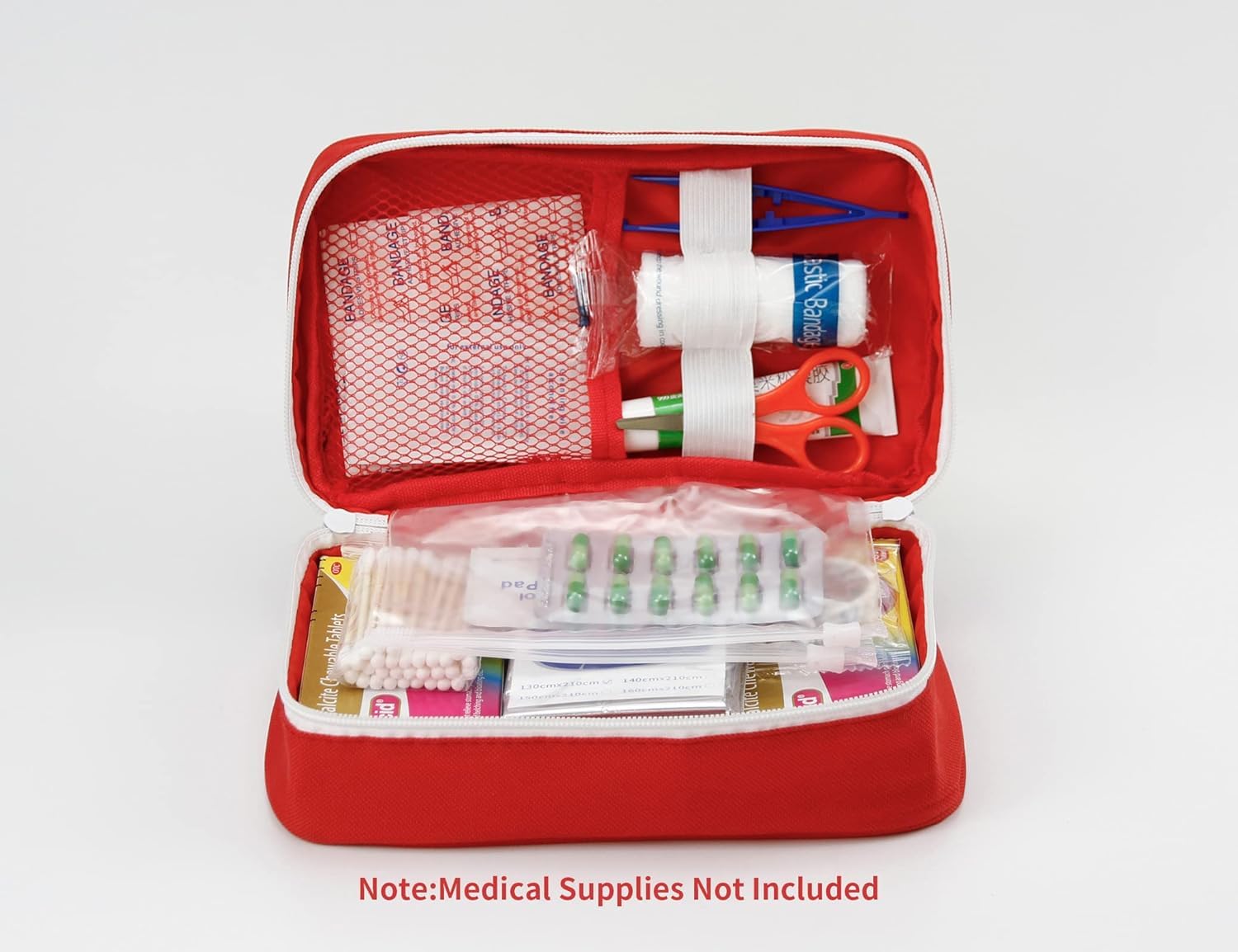 Emergency Mini Small First Aid Kit Travel Pouch Medicine Storage Bag for for Outdoor Camping Hiking Travel Emergency，Multifunction Emergency Medicine(Multi Color) - Image 3