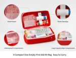 Emergency Mini Small First Aid Kit Travel Pouch Medicine Storage Bag for for Outdoor Camping Hiking Travel Emergency，Multifunction Emergency Medicine(Multi Color) - Image 4