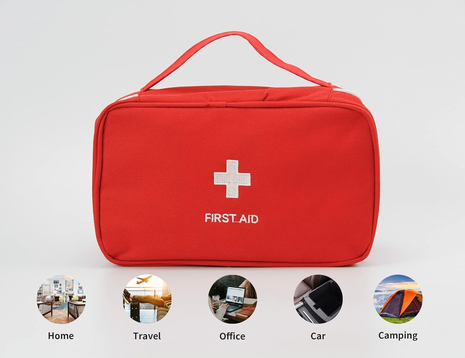 Emergency Mini Small First Aid Kit Travel Pouch Medicine Storage Bag for for Outdoor Camping Hiking Travel Emergency，Multifunction Emergency Medicine(Multi Color) - Image 5
