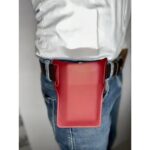 Waist Mobile Phone Pouch | Belt Waist Pouch Cover Case for Men & Women | Durable Fabric Mobile Holder with Dual Belt Loops | Compact Waist Bag for Outdoor, Travel - Image 4