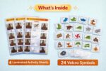 Kidszen Toys Jain tirthankara & Symbols for Kids (Age 3+), Learn 24 tirthankara Names & Their chinha (Symbols), Educational Game for All Age, Useful for pathshala& Jain Gifting, - Image 3