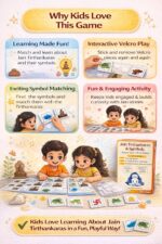 Kidszen Toys Jain tirthankara & Symbols for Kids (Age 3+), Learn 24 tirthankara Names & Their chinha (Symbols), Educational Game for All Age, Useful for pathshala& Jain Gifting, - Image 5