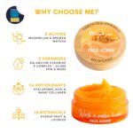 Mintree Certified Organic Face Scrub for Tan Removal & Soft-Smooth-Glowing Skin. Infused with Musk Melon, Matcha Tea, Hyaluronic Acid. Dermatologist Recommended For All Skin Types & Daily Use - Image 4