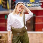 FunBlast Half Moon Bags for Women and Men - Slim & Stylish with Luxury Fabric and Zippers - Side Sling Bag & Waist Bag with Coin Pouch for Men & Women, Unisex Shoulder Crossbody Bags - Image 3