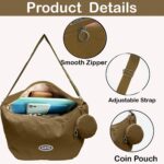 FunBlast Half Moon Bags for Women and Men - Slim & Stylish with Luxury Fabric and Zippers - Side Sling Bag & Waist Bag with Coin Pouch for Men & Women, Unisex Shoulder Crossbody Bags - Image 5