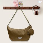 FunBlast Half Moon Bags for Women and Men - Slim & Stylish with Luxury Fabric and Zippers - Side Sling Bag & Waist Bag with Coin Pouch for Men & Women, Unisex Shoulder Crossbody Bags - Image 9