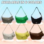 FunBlast Half Moon Bags for Women and Men - Slim & Stylish with Luxury Fabric and Zippers - Side Sling Bag & Waist Bag with Coin Pouch for Men & Women, Unisex Shoulder Crossbody Bags - Image 10