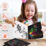 Finemoe Scratch Book with Stencil Scale for Kids, Bulk Return Gifts for Birthday, Magic Activity Kit, Thoughtful Return Gifts for Girls & Boys Ages 3 & Above, Art & Craft Kit for Kids (Small 6 Set) - Image 5