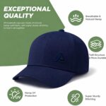 Aprodo Adjustable Cap for Men & Women | Lightweight Breathable Unisex Hat for Sun Protection | for Workout, Travel, Outdoor Activities & Sports - Image 3