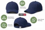 Aprodo Adjustable Cap for Men & Women | Lightweight Breathable Unisex Hat for Sun Protection | for Workout, Travel, Outdoor Activities & Sports - Image 5