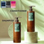 Mintree Volumizing Anti Hair Fall Stop Shampoo & Conditioner Combo | Organic & Vegan Hair Care with Ceramides, Antioxidants & Botanicals | Controls Hair Fall, Adds Volume & Nourishes | 200ml+200ml - Image 3