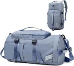 Travel Duffel Bag Backpack For Women Sport Duffle Carry On Waterproof With Shoes Compartment Small Weekender Gym Yoga Swimming Sport Hiking, Medium,Travel (Blue), 35 liter - Image 8