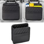 Car Seat Back Hanging Organizer, Black Multi-Pocket Storage Bag with Document Holder and Bottle CompartmentsCar Seat Back Organizer for Kids & Adults (Black) - Image 4