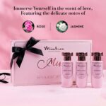 Mintree 8 in 1 Bath and Body Care Gift Set with Body Wash, Lotion, Scrub, Bathing Bar, Hand Cream, Shimmer Elixir, Shampoo and Conditioner For Women | All Skin Types | Suitable for Birthday, Anniversary Gifting and every special occasion - Image 6
