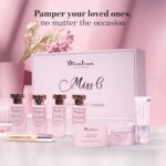Mintree 8 in 1 Bath and Body Care Gift Set with Body Wash, Lotion, Scrub, Bathing Bar, Hand Cream, Shimmer Elixir, Shampoo and Conditioner For Women | All Skin Types | Suitable for Birthday, Anniversary Gifting and every special occasion - Image 7