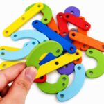 Wooden Creative Pattern Puzzle Board for Kids | Shape Matching & Collage Learning Toy with 100+ Design Combinations | Montessori Educational Brain Development Toy for Boys & Girls Age 3+ Years - Image 4