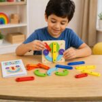 Wooden Creative Pattern Puzzle Board for Kids | Shape Matching & Collage Learning Toy with 100+ Design Combinations | Montessori Educational Brain Development Toy for Boys & Girls Age 3+ Years - Image 6