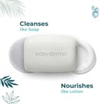Moisturizer Soap for Dry Skin - Pack of 2, pH 5.5 Soap for Adults & Children, Shea Butter Soap Bar with Adv. Vitamin E & Pentavitin, Syndet Bar, Body & Face Soap, SLS Free and Paraben Free - Image 6
