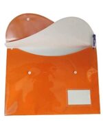 3 Pack A4/Legal Heavy Duty Document File Bag,Double Pocket Fluorescent Envelope Holder Storage Case, Snap Button Organizer, My Clear Plastic Container (Fluorescent Color, Pack of 3) - Image 4