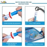 GOPIKRISHNA 4-Pack Water Magic Coloring Books with Refillable Pens - No-Mess Water Reveal Activity Book Set for Kids - Reusable & Travel-Friendly - Image 4