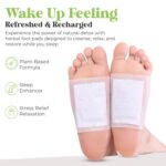 Detox Foot Patches 10 Pads (Pack of 1) Bamboo Vinegar for Deep Sleep & Pain Relief | Herbal Foot Patch with Natural Ingredients | Acupoint Massage - Image 5