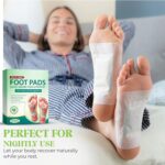 Detox Foot Patches 10 Pads (Pack of 1) Bamboo Vinegar for Deep Sleep & Pain Relief | Herbal Foot Patch with Natural Ingredients | Acupoint Massage - Image 6
