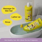 Bare Anatomy Gentle Cleansing Kids Shampoo for 1-12 Yrs | Tear-Free & Hypoallergenic pH 5.5 | Coconut Milk Protein & Vitamin E | Sulphate Free | 750ml - Image 5