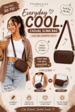 Pramadda Pure Luxury Mini Faux Leather Mobile Sling Bag for Women | Stylish Side Shoulder Crossbody Bags for Girls Daily Use | Messenger Purse with Waist Bag 2 in 1 Latest Handbags. (Mocha Brown) - Image 3