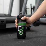 Custom Logo Sports Press Bottle Portable ABS Sports Bottle Easy Grip Exercise Gear Phthalate-Free Safe for Cycling, Running, Fitness, Outdoor, Black|Sporting Goods - Image 5